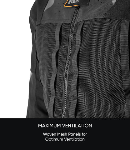 Rynox  OUTLANDER PRO CE AA CLASS Jacket-BLACK