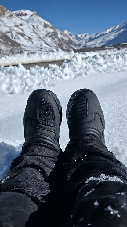 HanLeh Tourer Motorcycle Boots- Waterproof