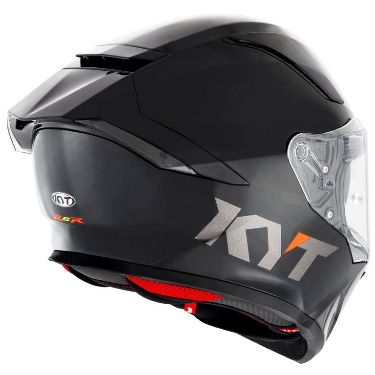 KYT R2R Pro Plain Gloss Black - 06 Helmet