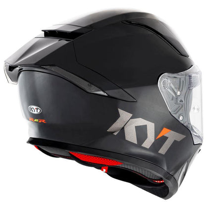 KYT R2R Pro Plain Gloss Black - 06 Helmet