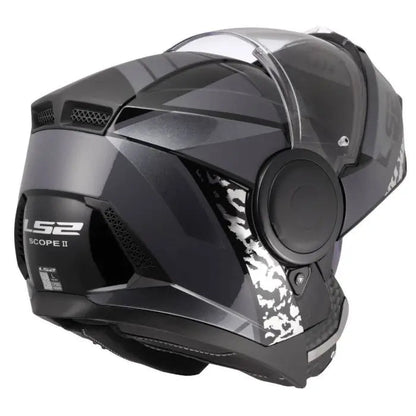 LS2 FF902 Scope ll Oxyd Black Titanium Helmets- 22-06