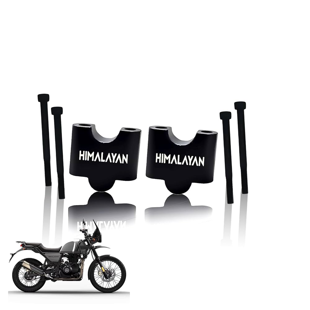 ROYAL ENFIELD HIMALAYAN BS3/BS4/BS6 HANDLE RISERS -BLACK