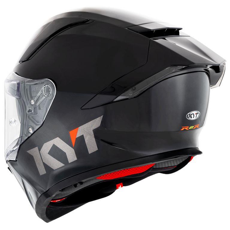 KYT R2R Pro Plain Gloss Black - 06 Helmet