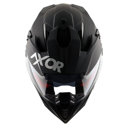 Axor X-Cross Dual Visor SC Plain Dull Matt Black Helmet