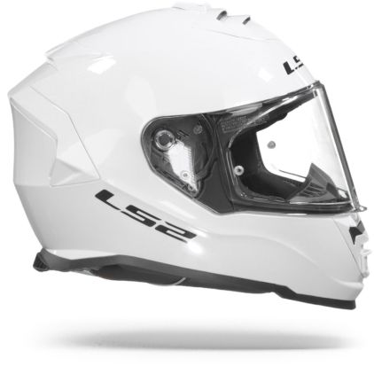 LS2 FF800 STROM II SOLID GLOSS WHITE HELMET-06(D-RING)