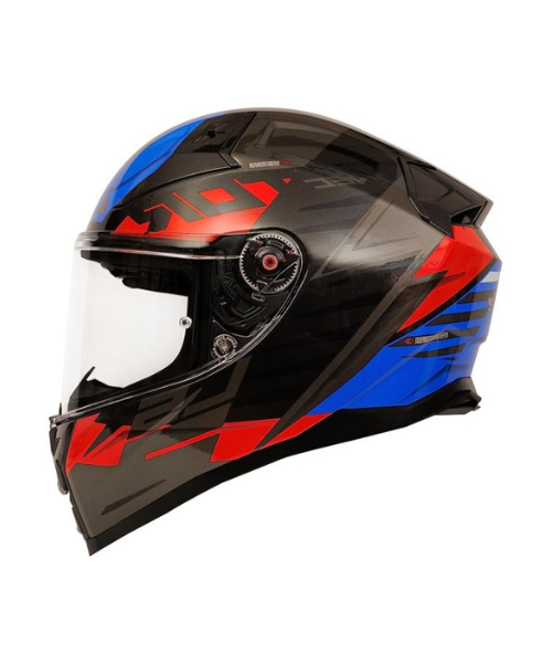 LS2 FF811 VECTOR II Kamo Black Blue Gloss Helmet-06