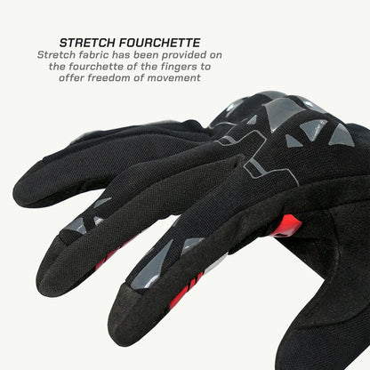 Viaterra Roost V2 Motorcycle Offroad Gloves-Black