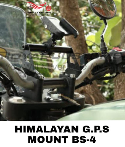 Royal Customs GPS Mount for Himalayan BS4/BS6 - AH Helmets