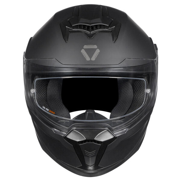 KORDA SONIC GP SOLID MATT BLACK W/P HELMET (Dual visor)