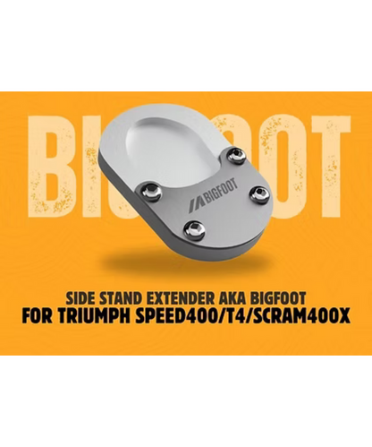 Motoverse Factory Customs Bigfoot Shoe Stand Extender for Triumph Speed 400 / Scrambler 400x / T4 - MB-TRMP-S400