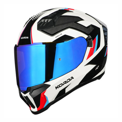 KORDA EVO ORCUS HELMETS- GLOSS BLUE RED