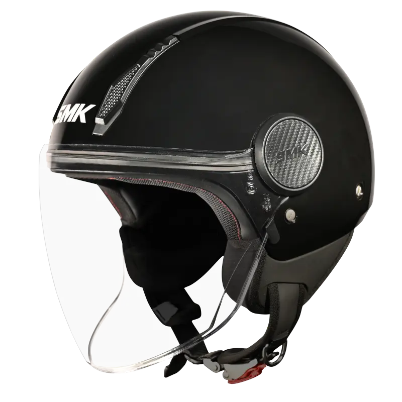 SMK LAMINAR SOLID PLAIN HALF HELMETS