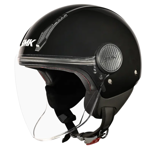 SMK LAMINAR SOLID PLAIN HALF HELMETS