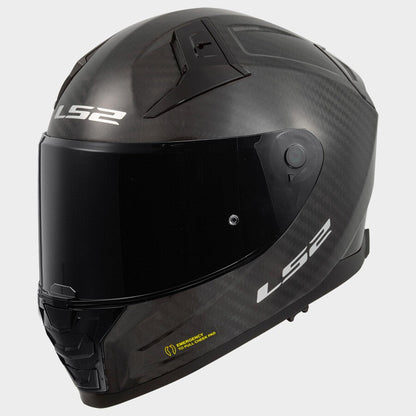 LS2 FF811 Vector II Carbon Solid Gloss Black Dual Visor Helmets - AH Helmets