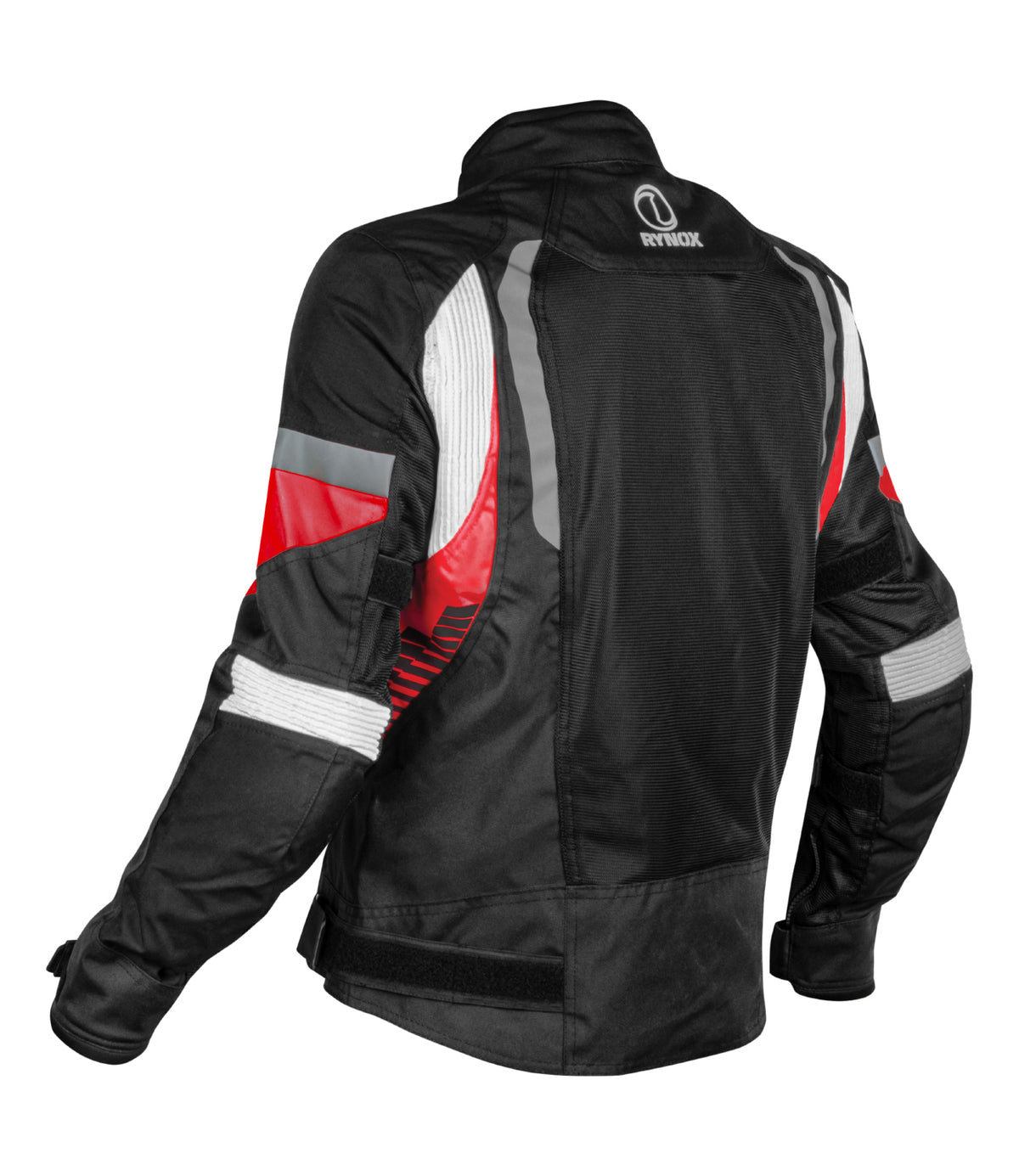 Rynox Tornado Pro 4 Jacket - Ce Certified Class A - BLACK RED