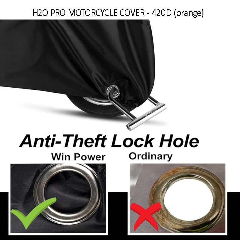 MH H2O WATERPROOF BIKE COVER - 210D