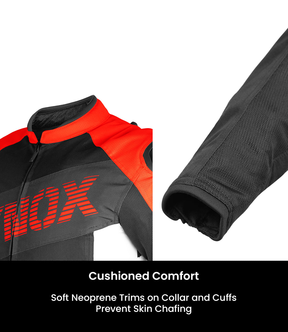 Rynox Delta Gt Jacket (Sports fit)-BLACK RED