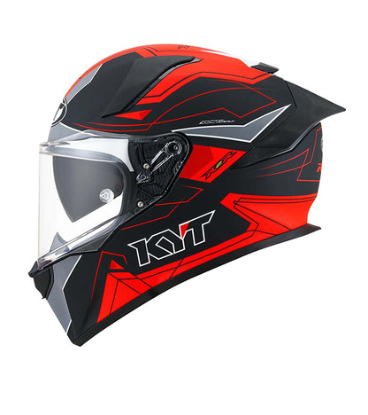 KYT R2R Pro LED Matt Black Red  Helmet