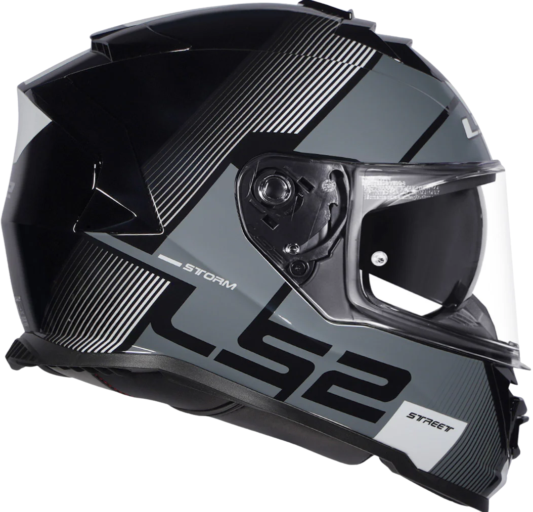 LS2 FF800 Storm II Epic Gloss Black white Helmet