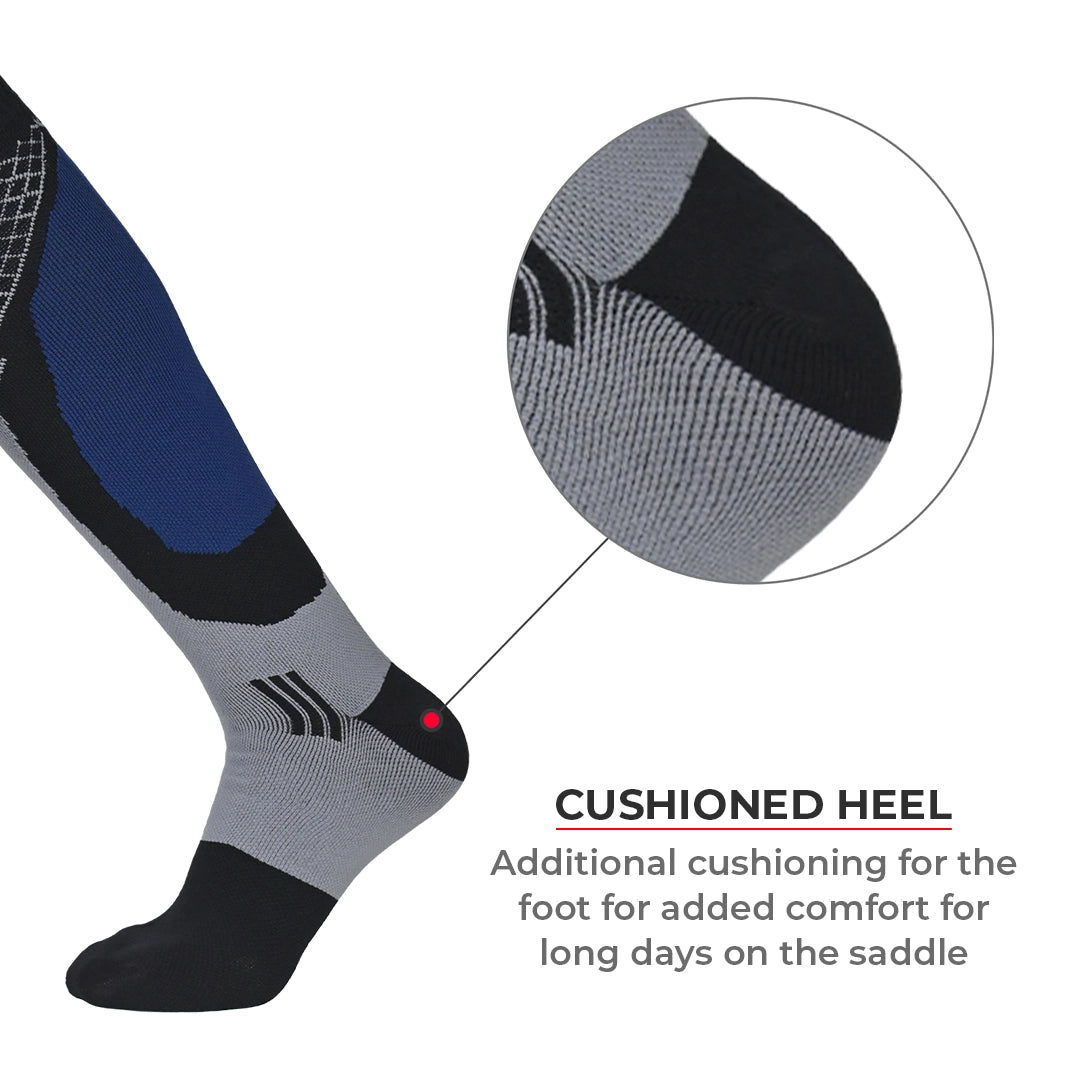 RANDY SUN – WATERPROOF SOCKS KNEE HIGH - X217 (BLUE/GRAY)