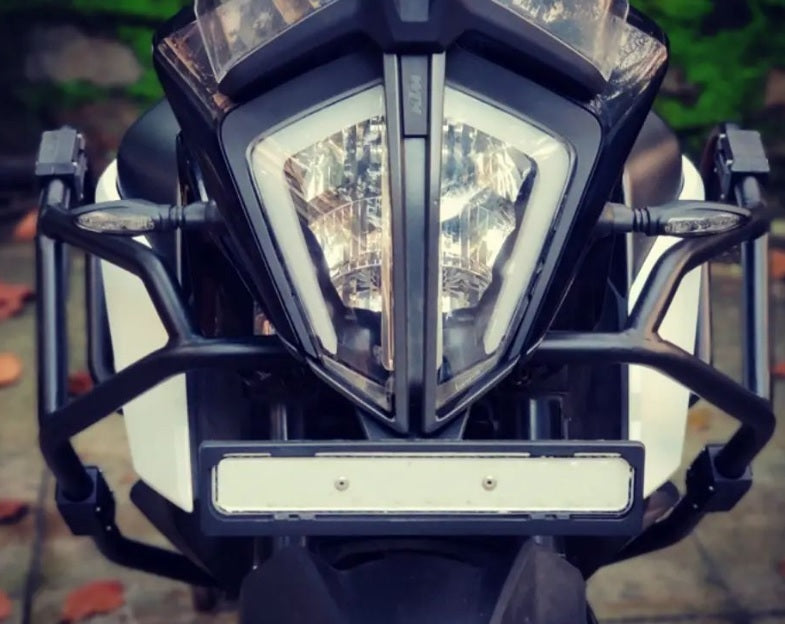 NEXUSGEAR KTM 390/250 ADV CRASH GUARD With  Puck Black Slider