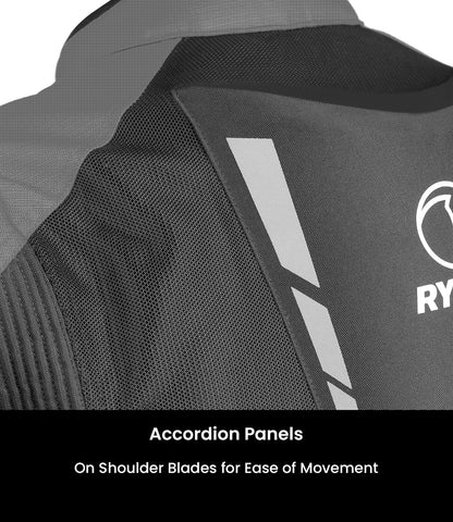 Rynox Delta Gt Jacket (Sports fit)-BLACK WHITE