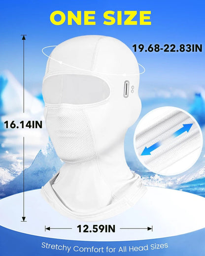 Mh Moto Icecool Pro Balacalva (with Glass Holes)
