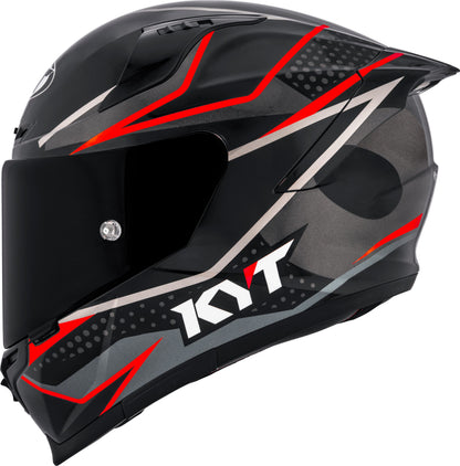 Kyt Striker SV Davo Replica Gloss Black Red Helmet