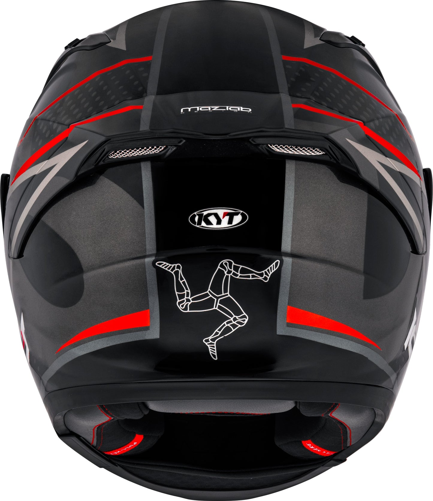 Kyt Striker SV Davo Replica Gloss Black Red Helmet