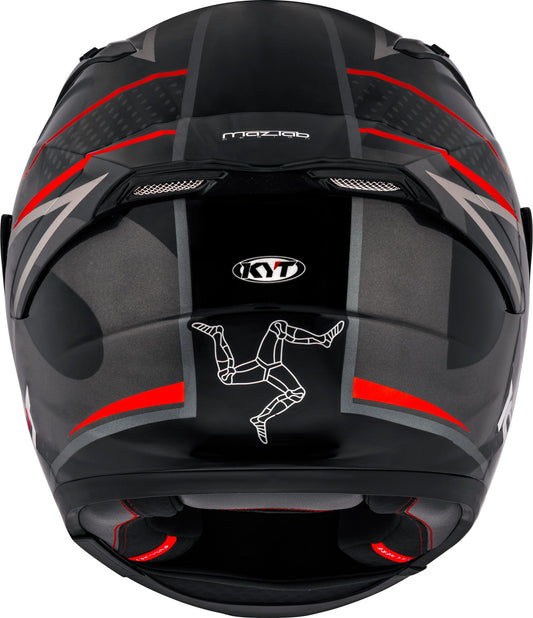 Kyt Striker SV Davo Replica Gloss Black Red Helmet