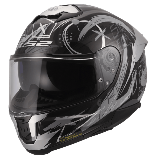 LS2 FF320 STREAM II SCRATCH HELMETS-GLOSS NARDO GREY-06