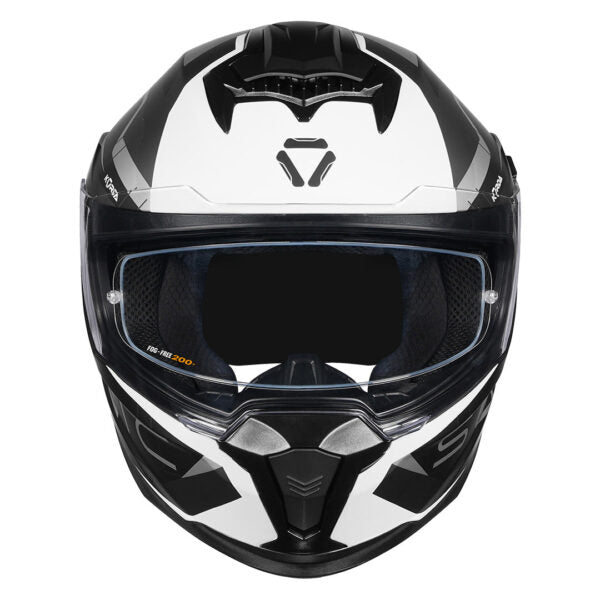 KORDA SONIC GP ROADLION MATT BLACK GREY W/P HELMET (Dual visor)