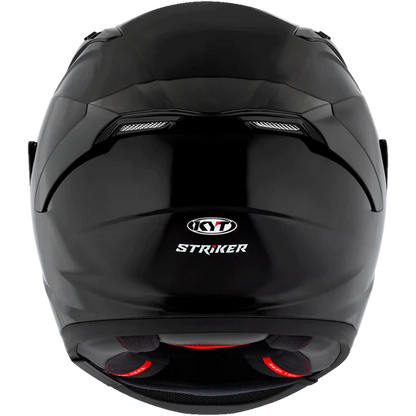 KYT Striker 2V Plain Gloss Black Helmet - AH Helmets