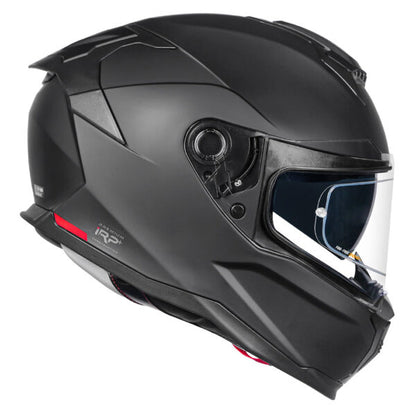 KORDA SONIC GP SOLID MATT BLACK W/P HELMET (Dual visor)