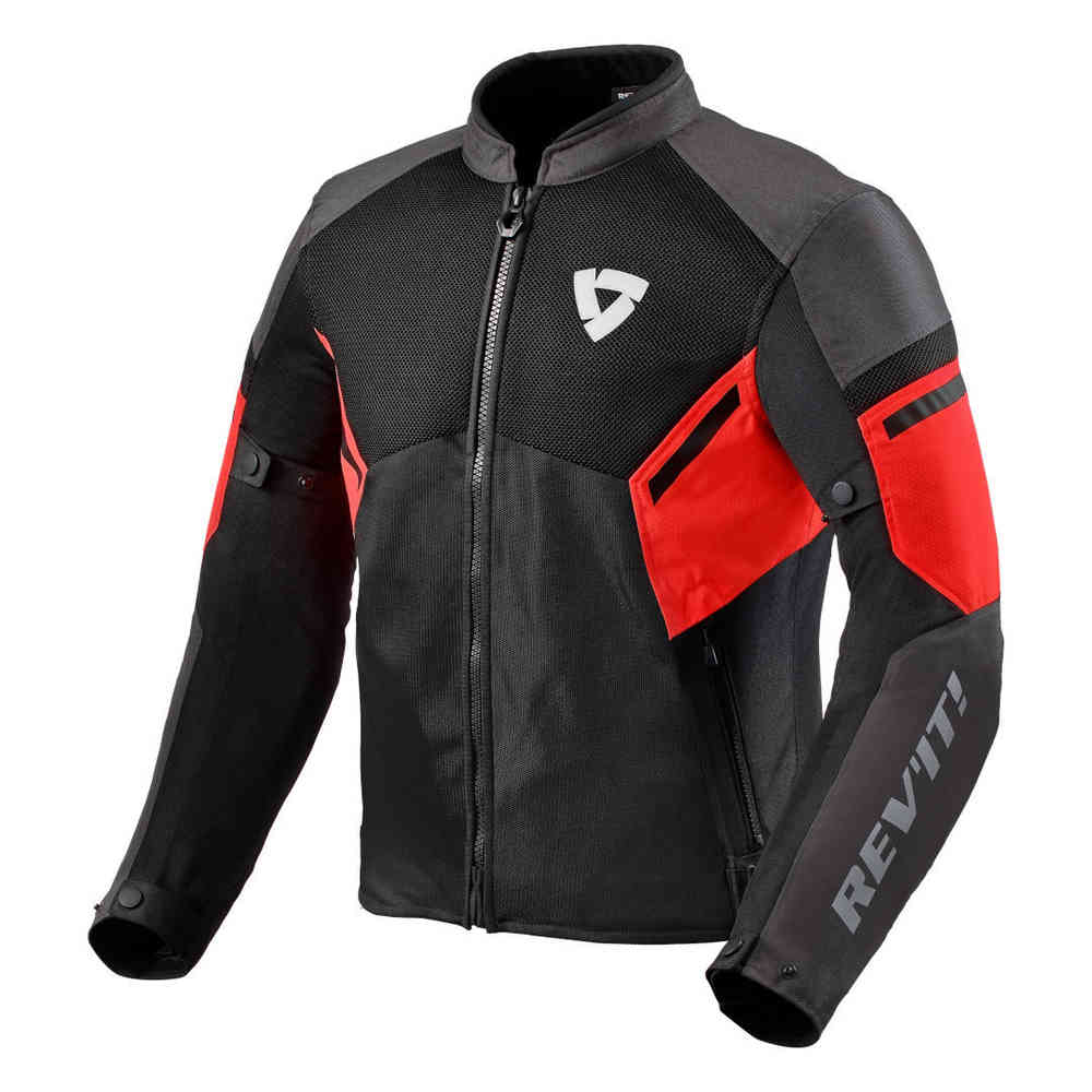 Rev'it! GT-R Air 3 Mesh Black Neon Red Jacket - AH Helmets