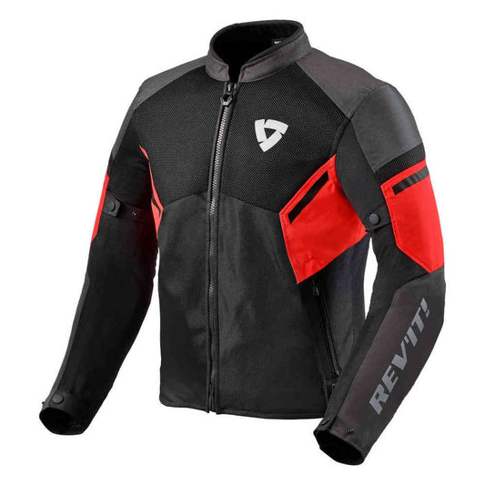 Rev'it! GT-R Air 3 Mesh Black Neon Red Jacket - AH Helmets