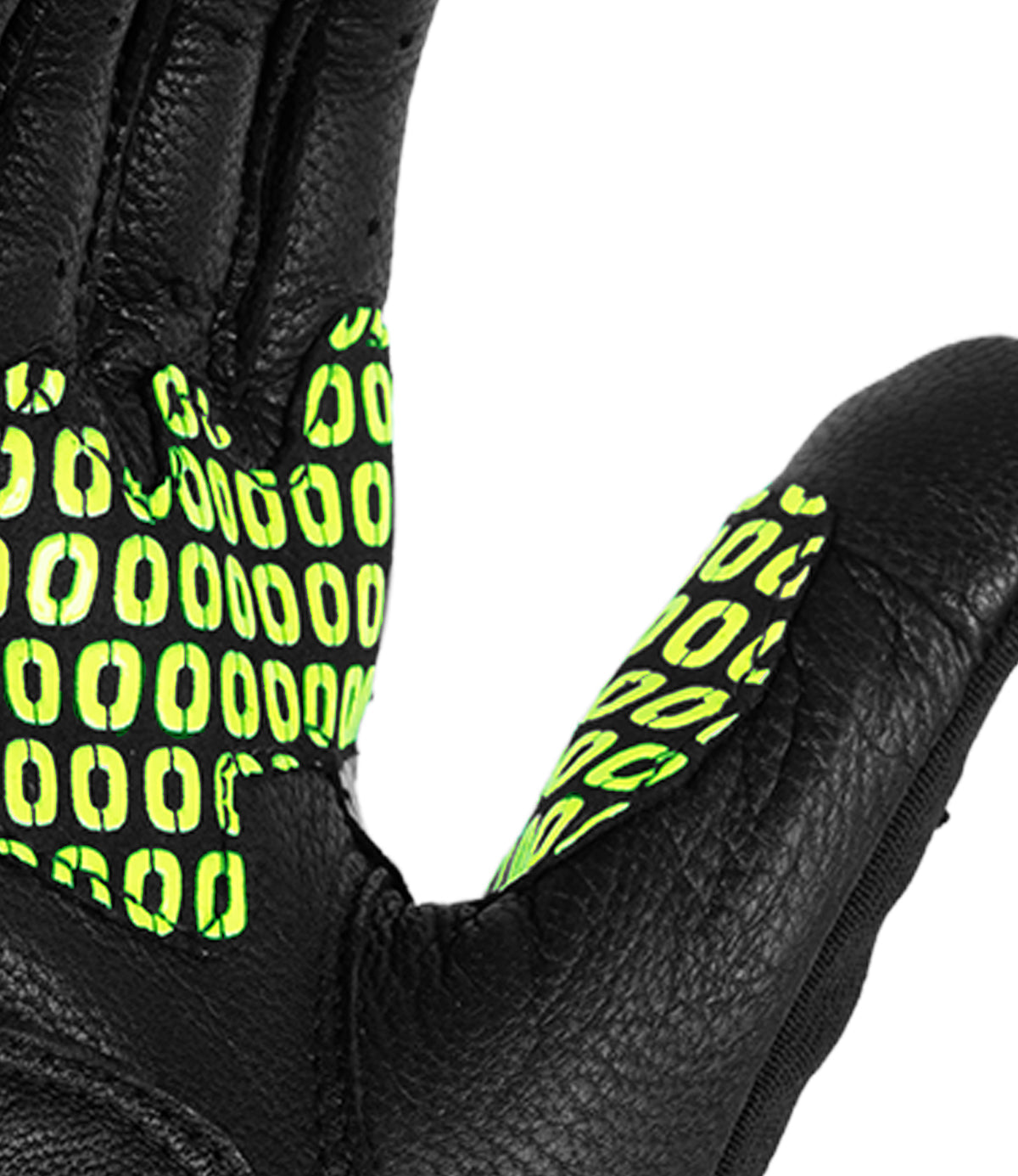 Rynox  Gravel Dualsports  Black HiViz Green Gloves
