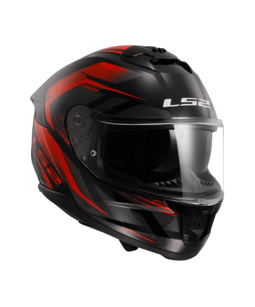 LS2 FF320 STREAM II FURY GLOSS Black Red -06 - AH Helmets