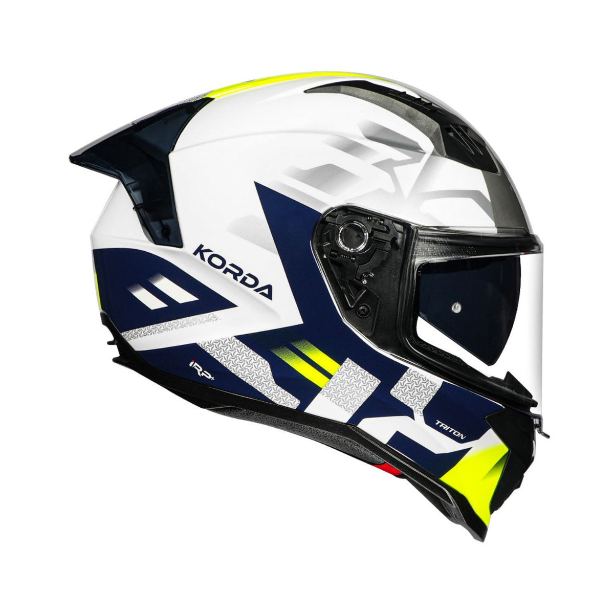 KORDA EVO TRITON HELMETS- GLOSS WHITE BLUE FL GREEN