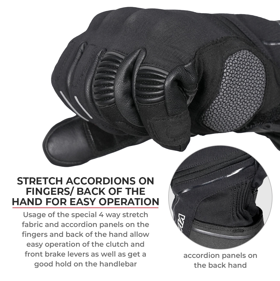 ViaTerra Tundra v3 –  Waterproof Black Gloves