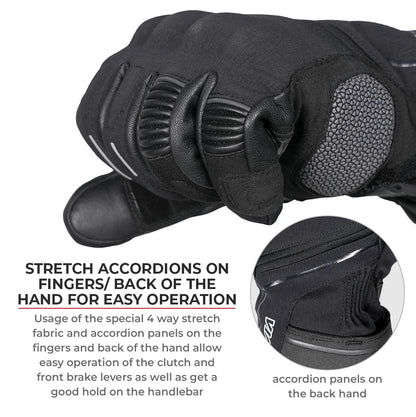 ViaTerra Tundra v3 –  Waterproof Black Gloves