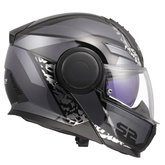 LS2 FF902 Scope ll Oxyd Black Titanium Helmets- 22-06