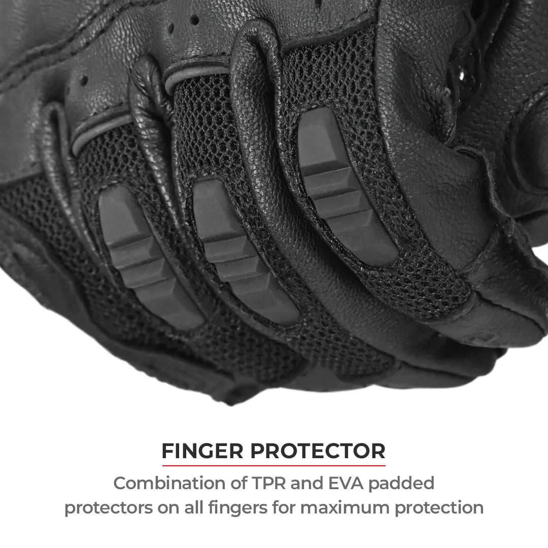 Viaterra Krugger full gauntlet gloves Black