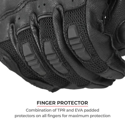Viaterra Krugger full gauntlet gloves Black