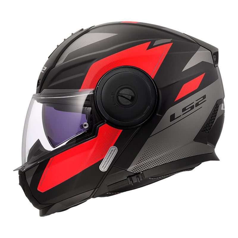 LS2 FF902 Scope ll Duria Matt Black Red Helmets- 22-06