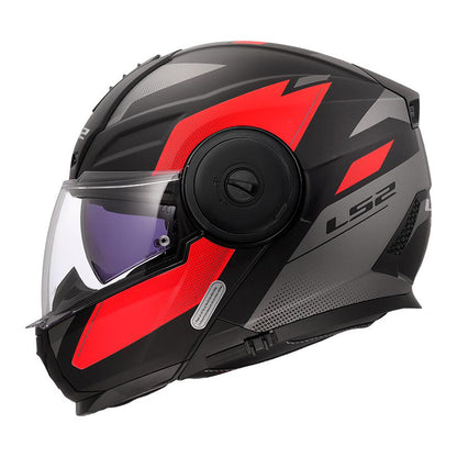LS2 FF902 Scope ll Duria Matt Black Red Helmets- 22-06