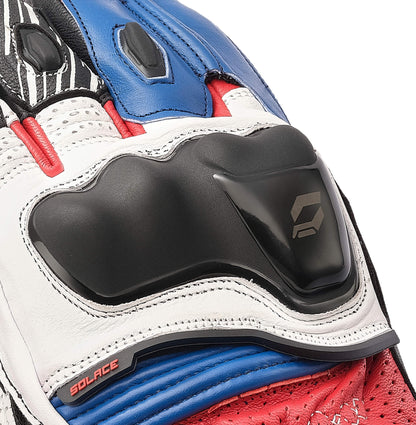 SOLACE FURIOUS CE GLOVES V3 -  WHITE BLUE RED