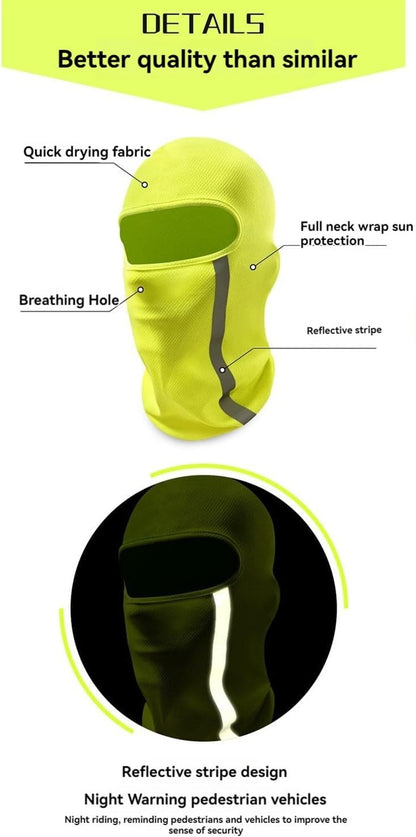 Mh Moto Easy Dry  Flouro Reflective Balaclava