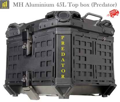 MH Predator Aluminium 45L Top box