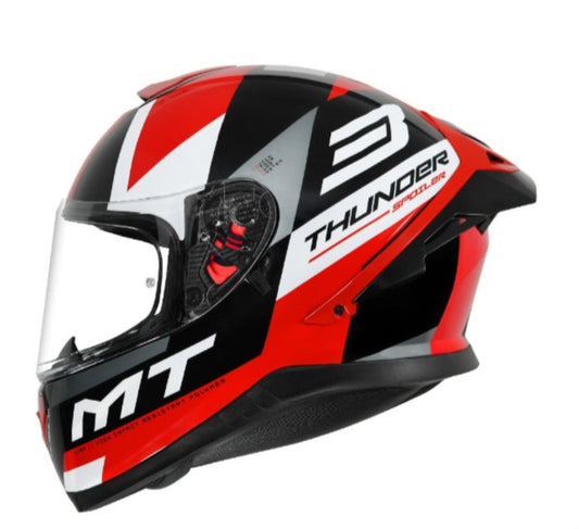 MT Thunder 3 SV Pro Calipso Gloss Red Helmet